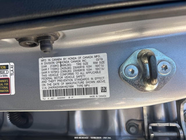 2019 HONDA CR-V EX 9