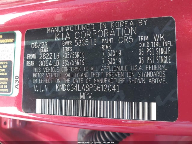 2023 KIA EV6 WIND 9