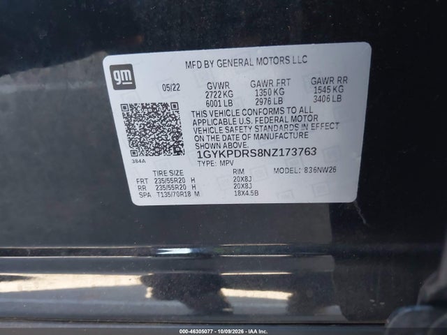 2022 CADILLAC XT6 AWD PREMIUM LUXURY 9