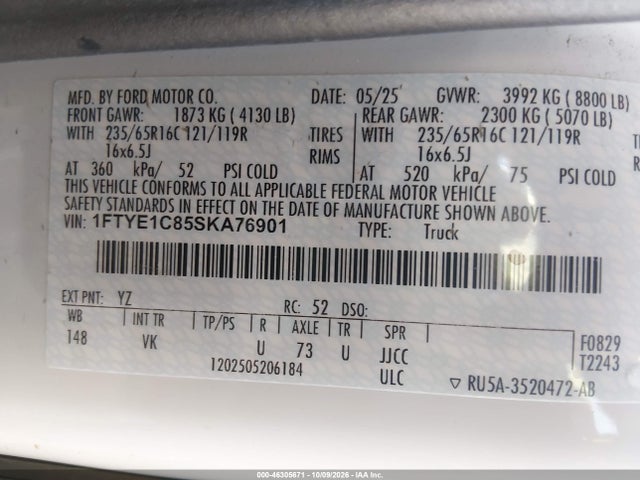 2025 FORD TRANSIT-150 9