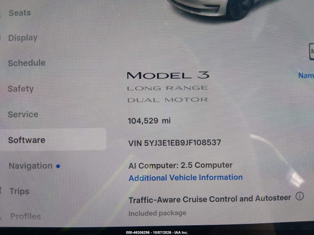 2018 TESLA MODEL 3 LONG RANGE/PERFORMANCE 14