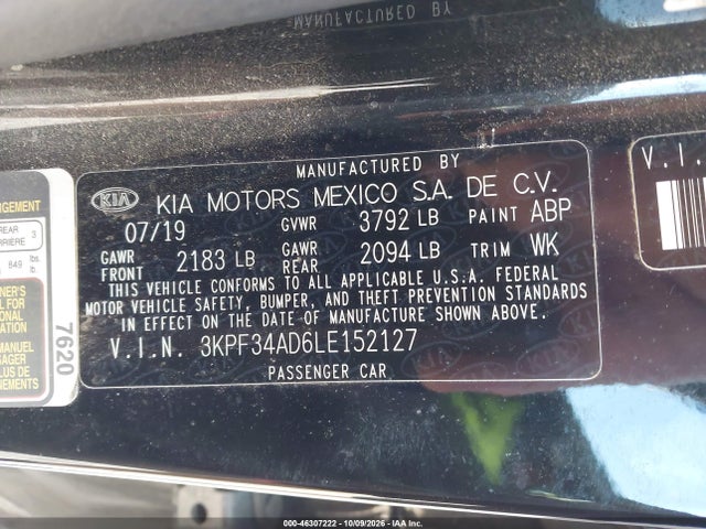 2020 KIA FORTE GT-LINE 9
