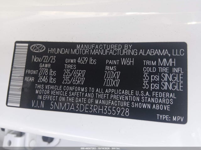 2024 HYUNDAI TUCSON SE 9