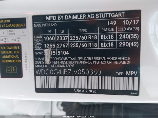 2018 MERCEDES-BENZ GLC 300 9
