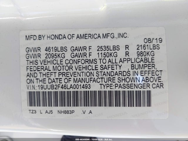 2020 ACURA TLX TECH PACKAGE 9