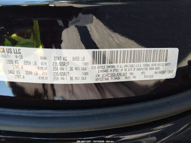 2018 CHRYSLER PACIFICA TOURING L 9