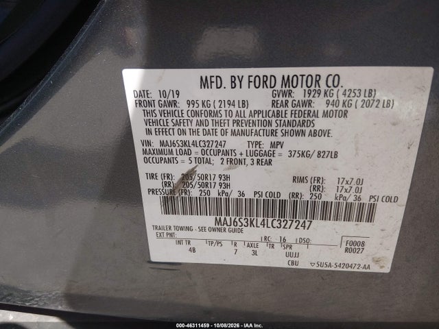 2020 FORD ECOSPORT TITANIUM 9