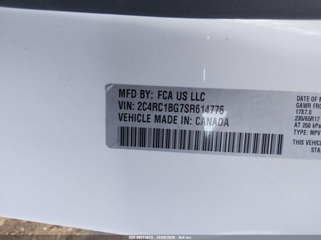 2025 CHRYSLER PACIFICA SELECT 9