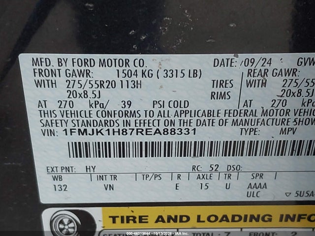 2024 FORD EXPEDITION XLT MAX 9