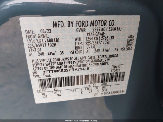 2023 FORD MAVERICK XL 9