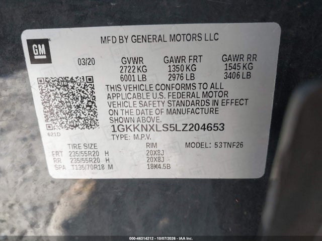 2020 GMC ACADIA AWD DENALI 9