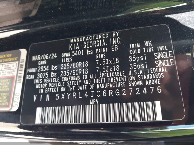 2024 KIA SORENTO S 9