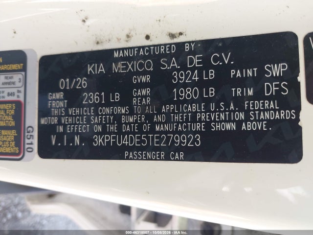 2026 KIA K4 EX 9