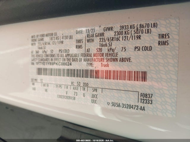 2023 FORD TRANSIT-150 9
