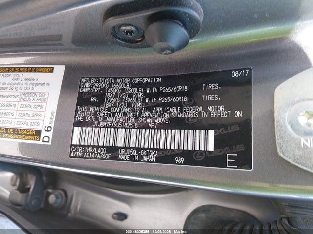2018 LEXUS GX 460 9
