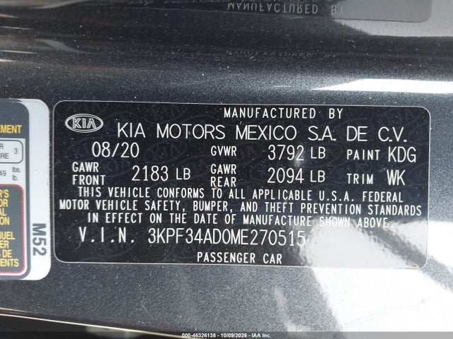 2021 KIA FORTE GT-LINE 9