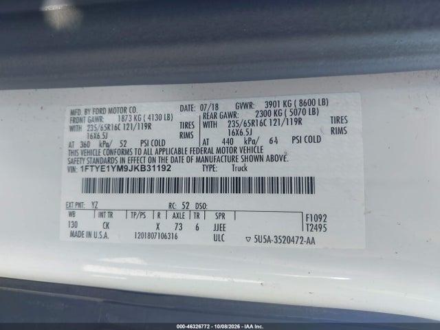 2018 FORD TRANSIT-150 9