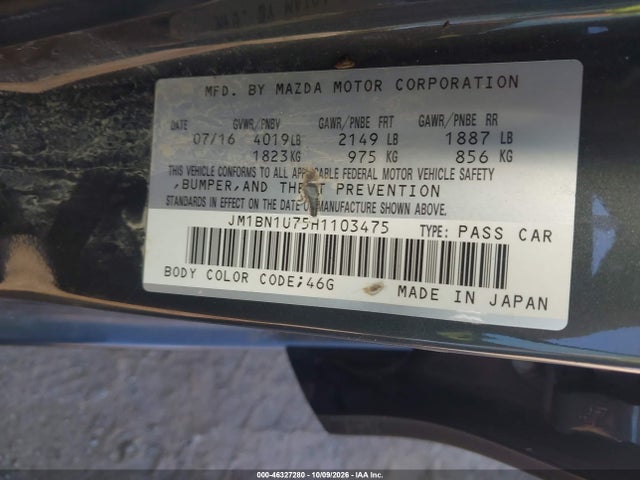 2017 MAZDA MAZDA3 SPORT 9