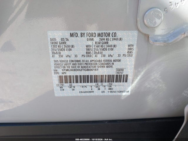 2026 FORD EXPLORER ACTIVE 9