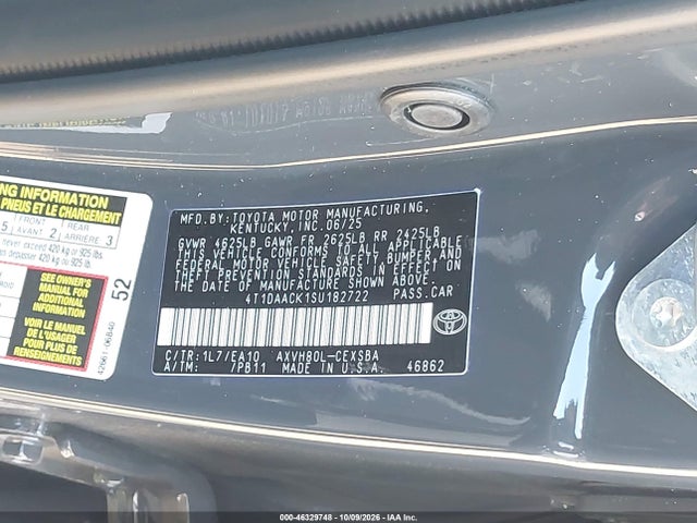 2025 TOYOTA CAMRY SE 9