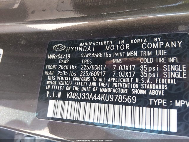 2019 HYUNDAI TUCSON VALUE 9