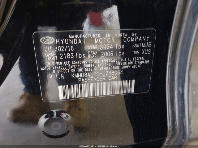 2017 HYUNDAI ELANTRA VALUE EDITION 9