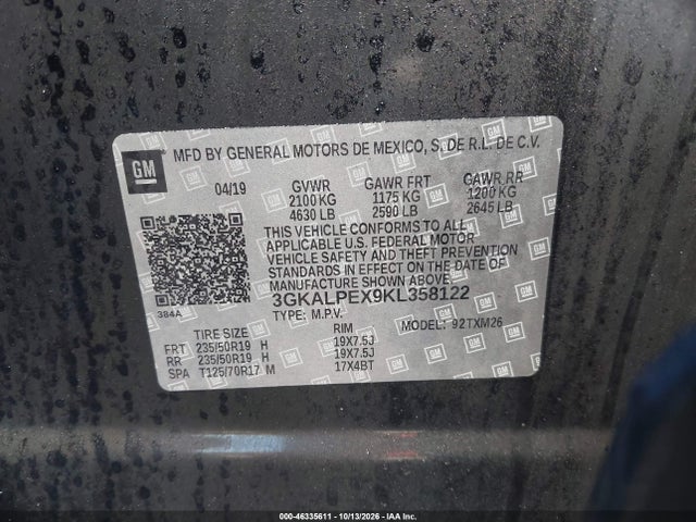 2019 GMC TERRAIN SLT 9