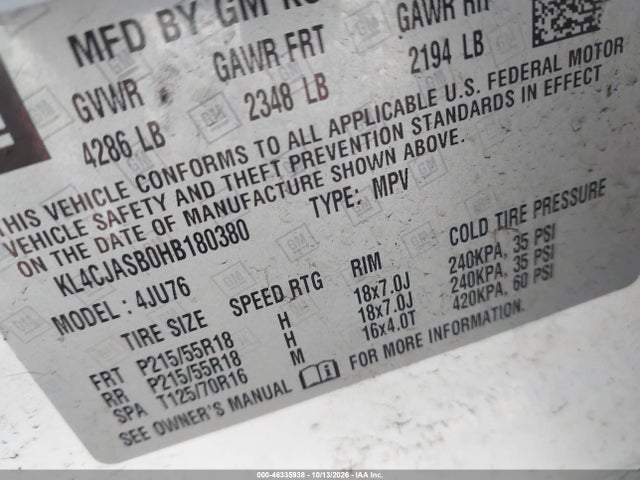2017 BUICK ENCORE PREFERRED 9