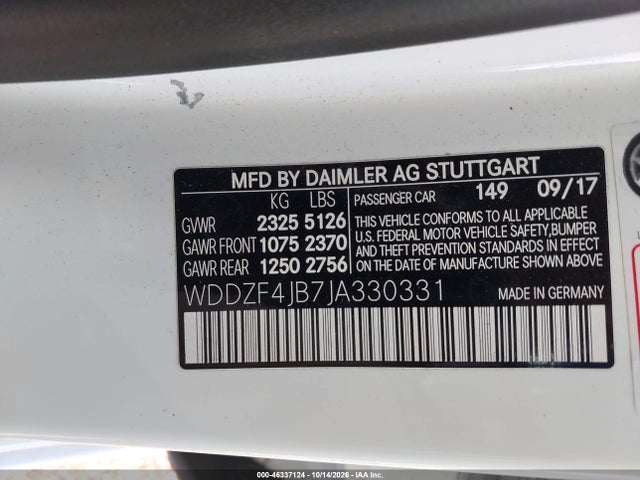 2018 MERCEDES-BENZ E 300 9