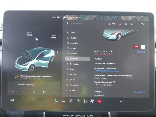 2018 TESLA MODEL 3 LONG RANGE/PERFORMANCE 17