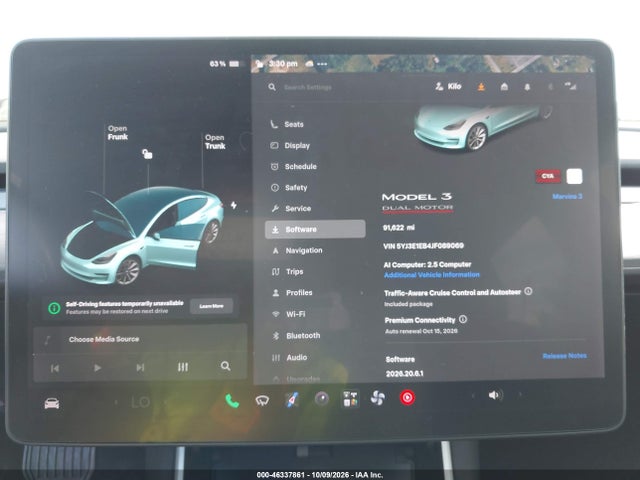 2018 TESLA MODEL 3 LONG RANGE/PERFORMANCE 7