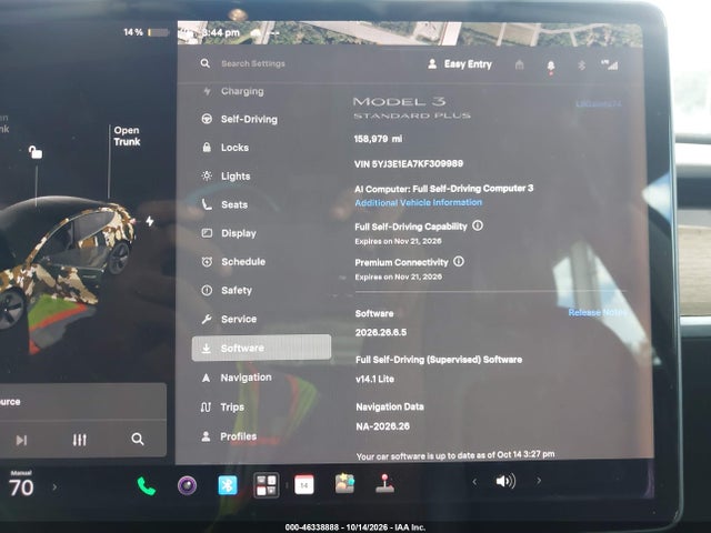2019 TESLA MODEL 3 LONG RANGE/MID RANGE/STANDARD RANGE/STANDARD RANGE PLUS 7