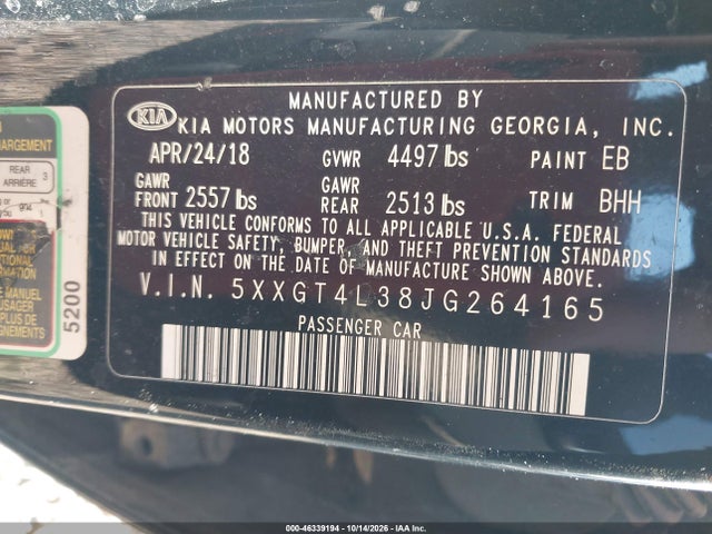 2018 KIA OPTIMA LX 9