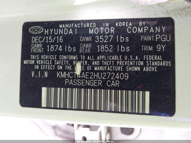 2017 HYUNDAI ACCENT VALUE EDITION 9