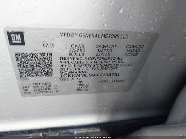 2019 GMC ACADIA SLT-1 9