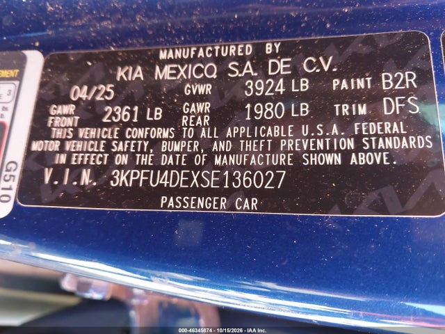 2025 KIA K4 EX 9