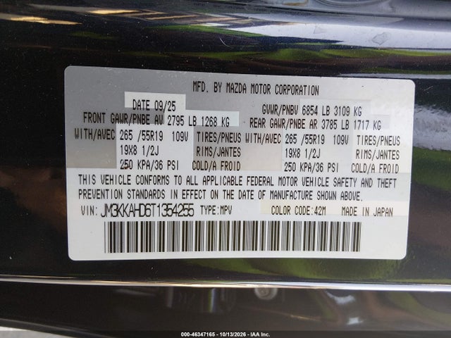 2026 MAZDA CX-90 3.3 TURBO SELECT 9