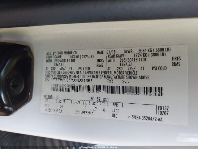 2018 FORD F-150 XLT 9