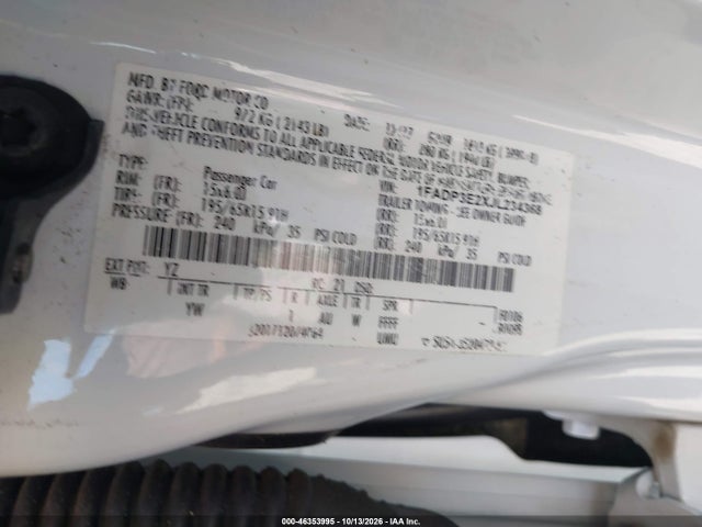 2018 FORD FOCUS S 9