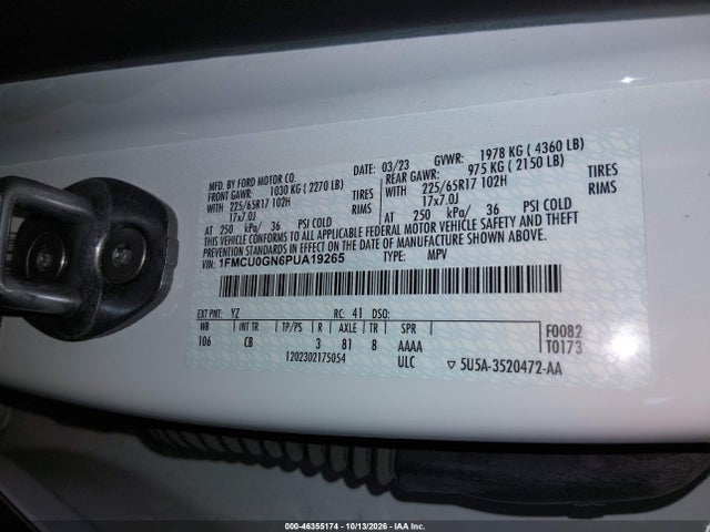 2023 FORD ESCAPE ACTIVE 9