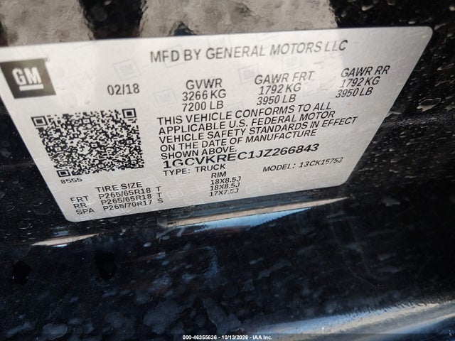 2018 CHEVROLET SILVERADO 1500 2LT 9