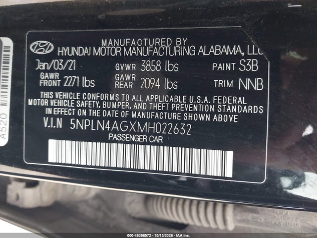 2021 HYUNDAI ELANTRA SEL 9