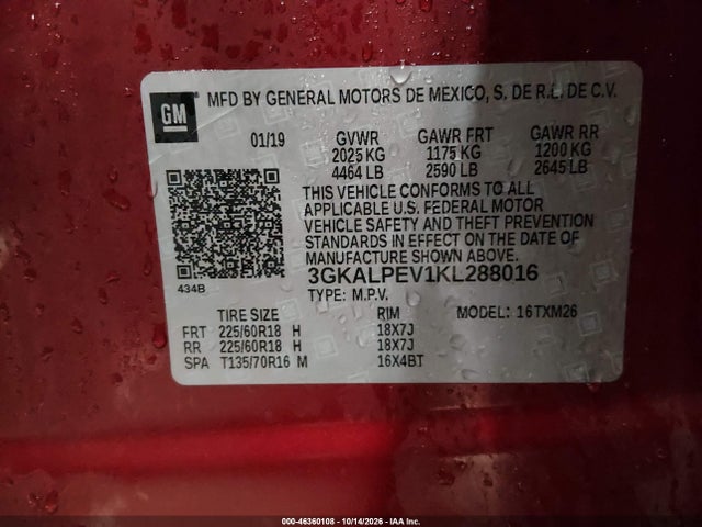 2019 GMC TERRAIN SLT 9
