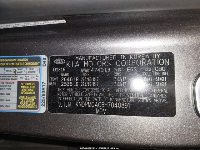 2017 KIA SPORTAGE LX 9