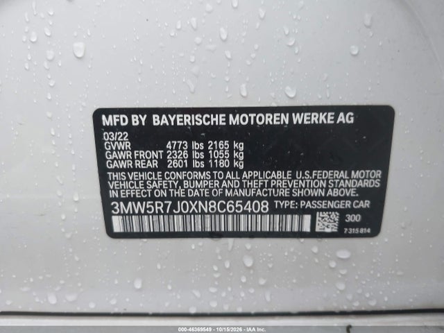 2022 BMW 330I XDRIVE 9