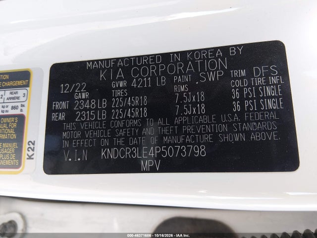 2023 KIA NIRO EX TOURING 9