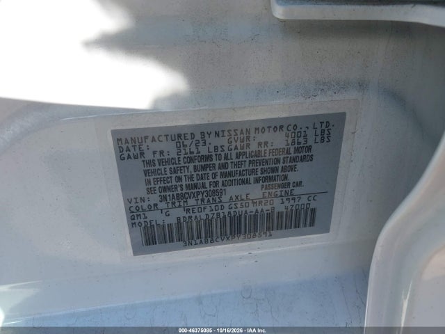 2023 NISSAN SENTRA SV XTRONIC CVT 9