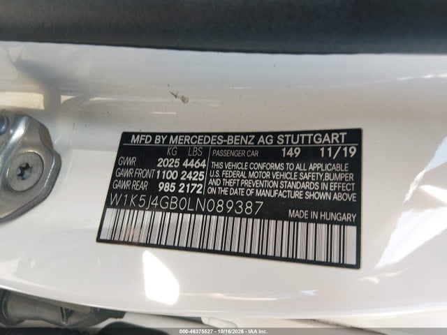 2020 MERCEDES-BENZ CLA 250 9