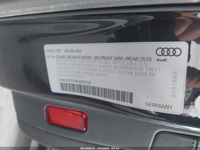 2019 AUDI A5 45 PREMIUM 9