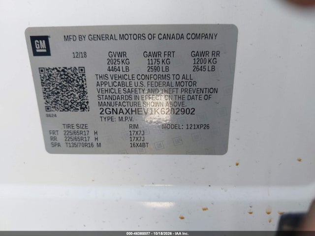 2019 CHEVROLET EQUINOX LS 9